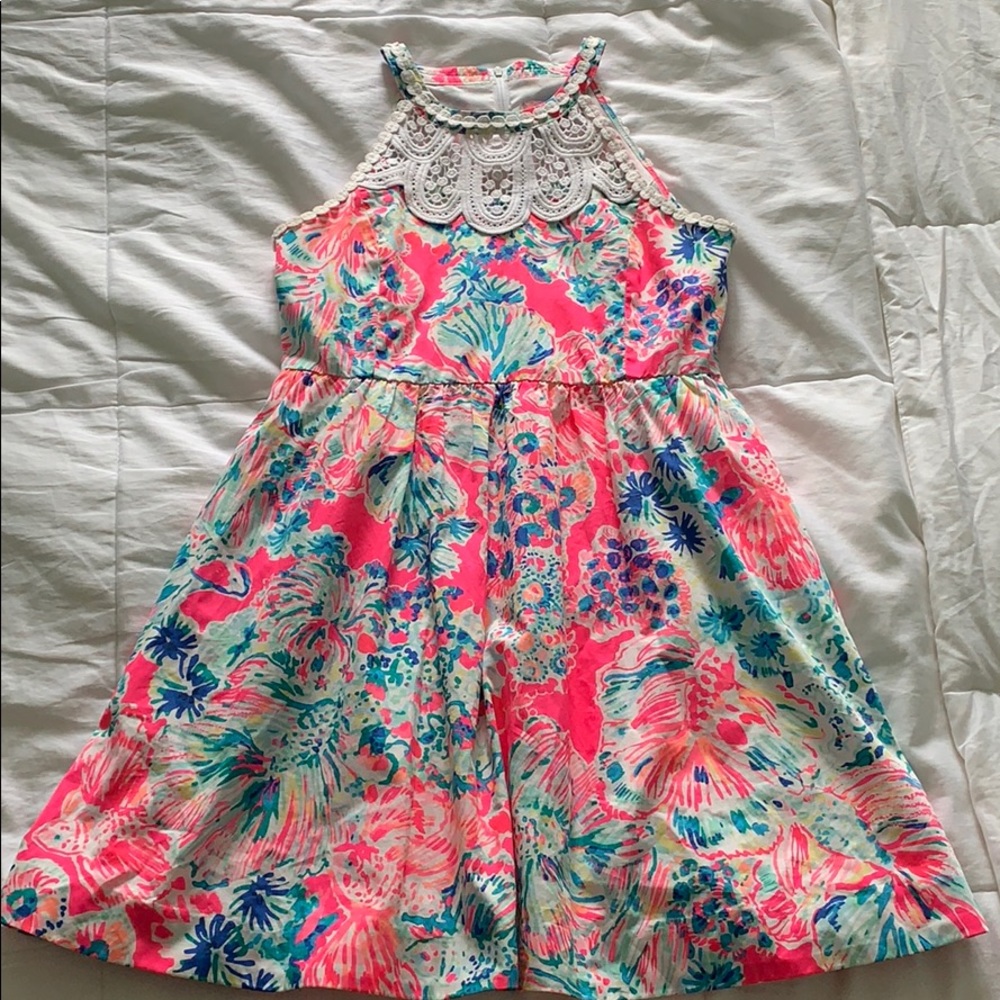 LILLY PULITZER- halter neck dress